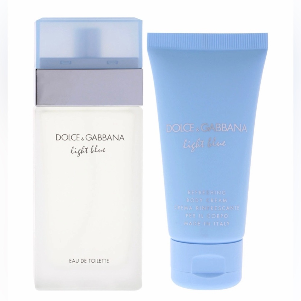 New in Box Dolce & Gabbana Light Blue 100 ml Fragrance Set with Red Box - Picture 2 of 9